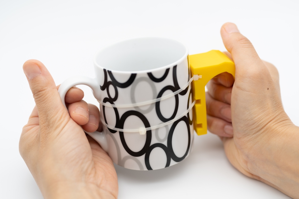 付け足せるコップの持ち手 Another Handle For My Favorite Cup ファブラボ品川 Fablab Shinagawa